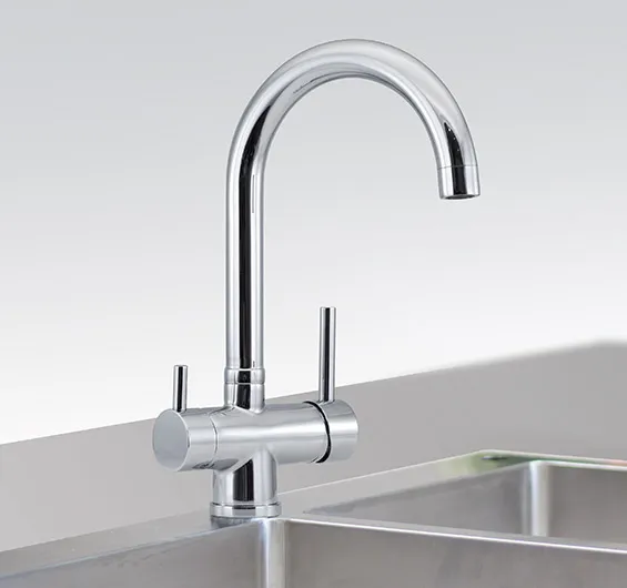 IL TM20 chrome 3 way mixer tap and water filter system