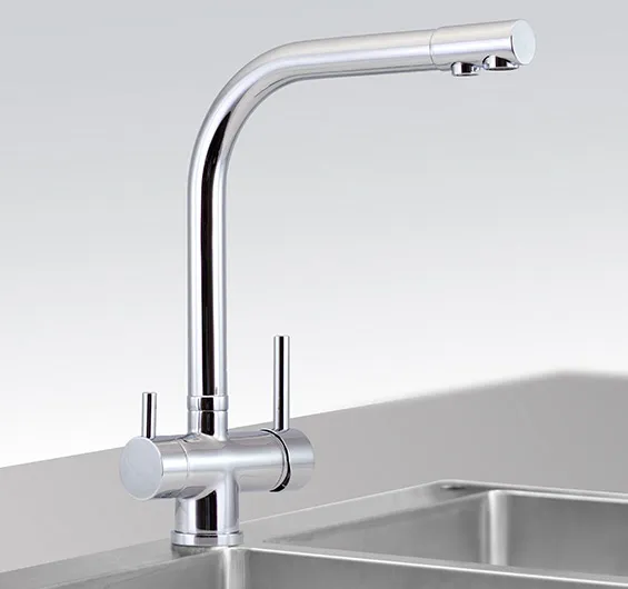 IL TM30 chrome 3 way mixer tap and water filter system