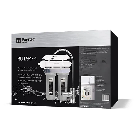 RU194 4 reverse osmosis under sink water filter