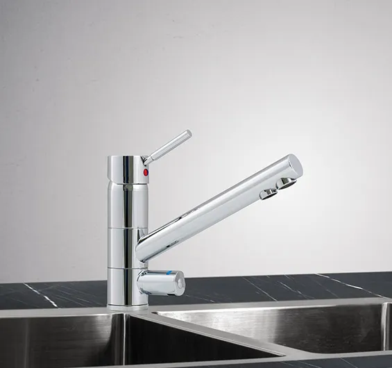 Z1 T1 chrome 3 way mixer tap and water filter system