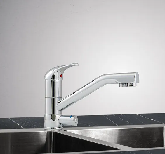 Z1 T2 chrome 3 way mixer tap and water filter system